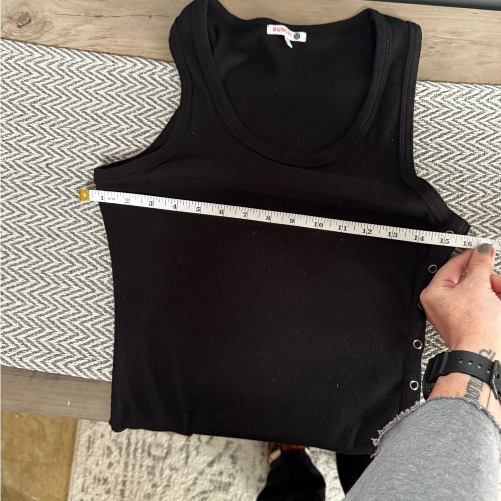 Sundry Black Midi Dress - Picture 7 of 7